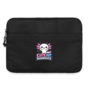 Mignon mais régénère - Axolotl - Sacoche pour ordinateur portable 15 pouces - noir - Devant
