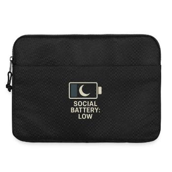 Low battery - Laptop bag 15" - black - Front