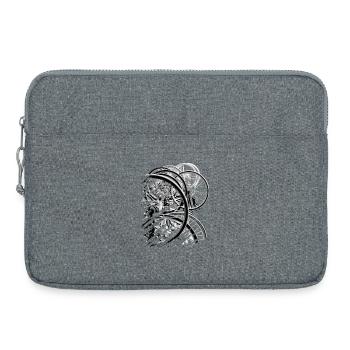 Radball | Cycle Ball Break 2 - Laptoptasche 15" - Grau meliert - Vorne
