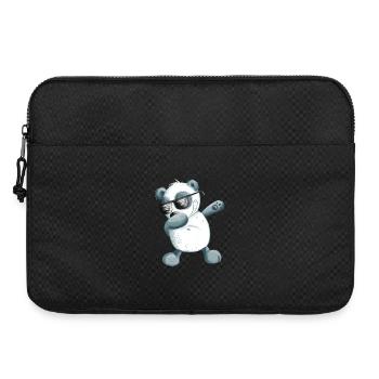 Dabbender Panda I Dab Dance Tiere I Dabbing Bär - Laptoptasche 15" - Schwarz - Vorne