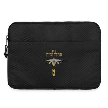 Avion de chasse - Sacoche pour ordinateur portable 15 pouces - noir - Devant