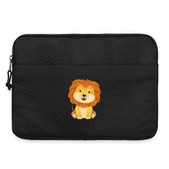 Lion - Laptop bag 15" - black - Front