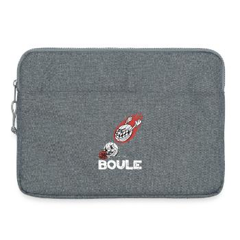 Boules volantes pour les joueurs de boules Bouler - Sacoche pour ordinateur portable 15 pouces - gris chiné - Devant