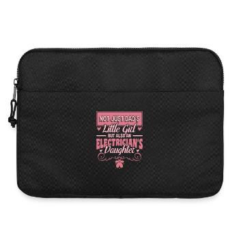 Elektriker Tochter - Laptoptasche 15" - Schwarz - Vorne