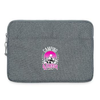 Camping Queen Camper Camping Grand-mère - Sacoche pour ordinateur portable 15 pouces - gris chiné - Devant