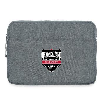 New Zealand Victory Badge | Sporty Badge - Laptop bag 15" - heather grey - Front