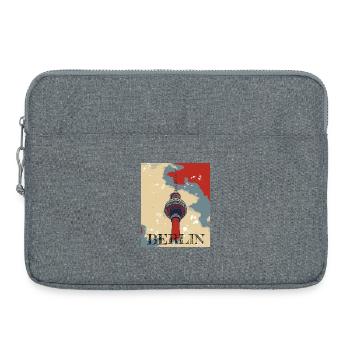 Fernsehturm Berlin The Place to be - Laptop bag 15" - heather grey - Front