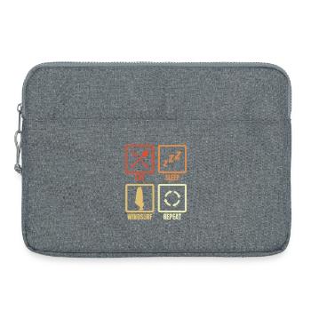 Horaire de la planche à voile - Sacoche pour ordinateur portable 15 pouces - gris chiné - Devant