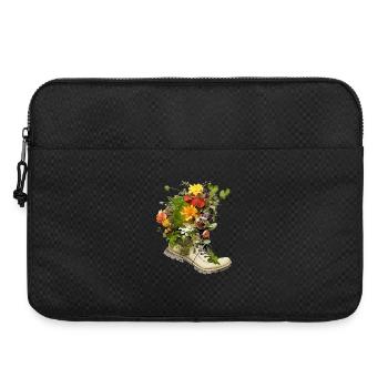 Green footprint Climate-neutral, environmental protection - Laptop bag 15" - black - Front