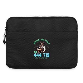 Appelez ma poule au Cat Cat Cat : C'est un oeuf ! - Sacoche pour ordinateur portable 15 pouces - noir - Devant