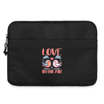 ROMANTISCHE SÜSSE VÖGEL: LIEBE IN DER LUFT - Laptoptasche 15" - Schwarz - Vorne