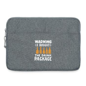 Kreuzfahrt Party - Laptoptasche 15" - Grau meliert - Vorne