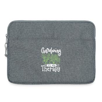 Gartenarbeit Gärtner - Laptoptasche 15" - Grau meliert - Vorne