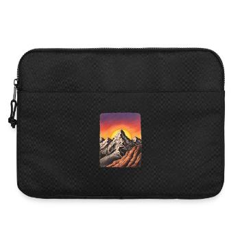 Montagne coucher de soleil - Sacoche pour ordinateur portable 15 pouces - noir - Devant