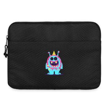 Cute and funny cuddle monster kids - Laptop bag 15" - black - Front