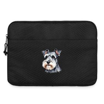 Miniature Schnauzer - Laptop bag 15" - black - Front