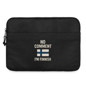 Drapeau finlandais. Aucun commentaire - Sacoche pour ordinateur portable 15 pouces - noir - Devant