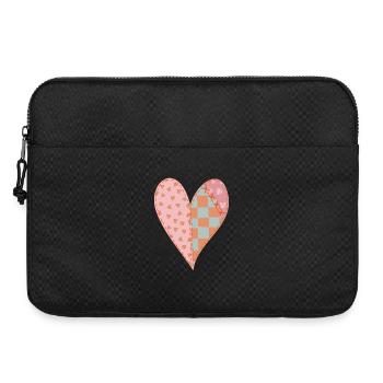 Patchwork Heart No2 - Laptop bag 15" - black - Front