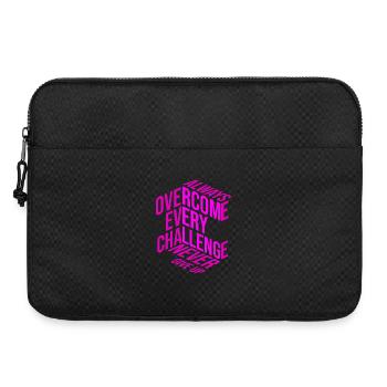 Never give up - Laptop bag 15" - black - Front