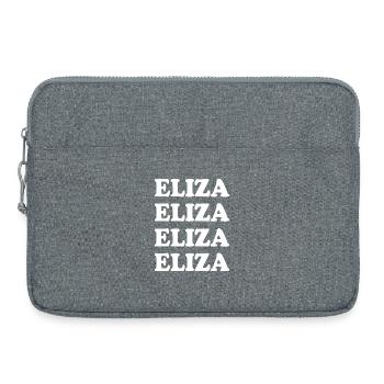 Geschenk für Eliza - Laptoptasche 15" - Grau meliert - Vorne