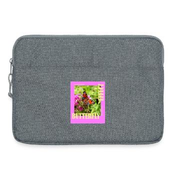 Butterfly Effect Foto Design - Laptoptasche 15" - Grau meliert - Vorne