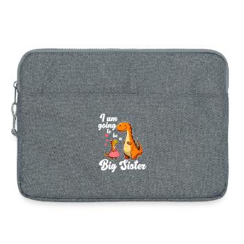 Devenir GrandeSoeur Dino - Sacoche pour ordinateur portable 15 pouces - gris chiné - Devant