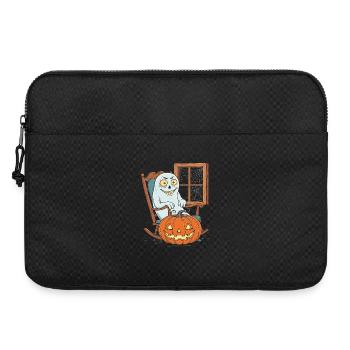 Geist im Kürbisschein - Laptoptasche 15" - Schwarz - Vorne