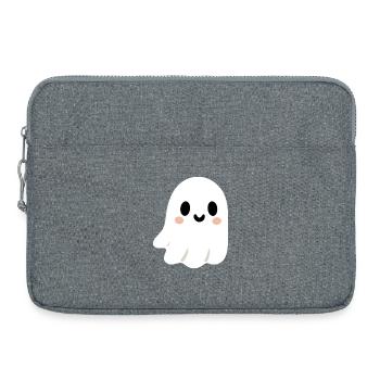 Cute Ghost - Laptop bag 15" - heather grey - Front