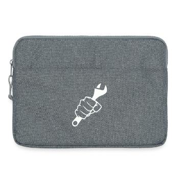 Fists and Screwdriver Force - Laptop bag 15" - heather grey - Front