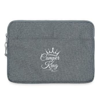 Camping-car King - Sacoche pour ordinateur portable 15 pouces - gris chiné - Devant