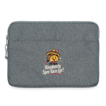 Tacos Mexikanisches Essen Taco-Liebhaber - Laptoptasche 15" - Grau meliert - Vorne