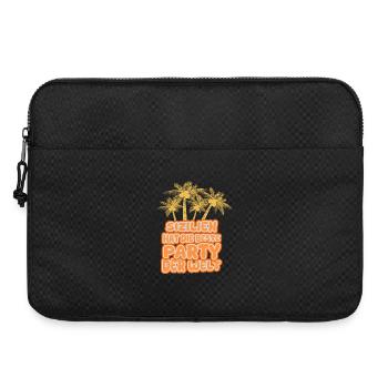 La Sicile comme vacances - Sacoche pour ordinateur portable 15 pouces - noir - Devant