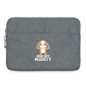 Humour  Holland Lop Lapin - Sacoche pour ordinateur portable 15 pouces - gris chiné - Devant