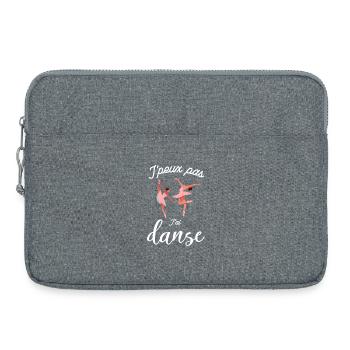Jpeux pas Tai Danse - Sacoche pour ordinateur portable 15 pouces - gris chiné - Devant