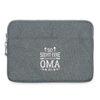 So sieht eine coole Oma aus Beste Großmutter - Laptoptasche 15" - Grau meliert - Vorne