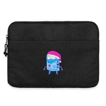 Kawaii Christmas Robot Santa Bot - Laptop bag 15" - black - Front