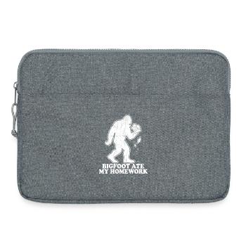Bigfoot hat meine Hausaufgaben gefressen Meme-Schule - Laptoptasche 15" - Grau meliert - Vorne