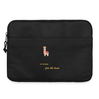 Regal Llama Crown Tee - Laptop bag 15" - black - Front