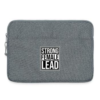 Strong Female Lead Feminism Empowerment Women - Laptop bag 15" - heather grey - Front
