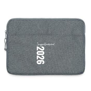 Bachelor party 2026 - Laptop bag 15" - heather grey - Front