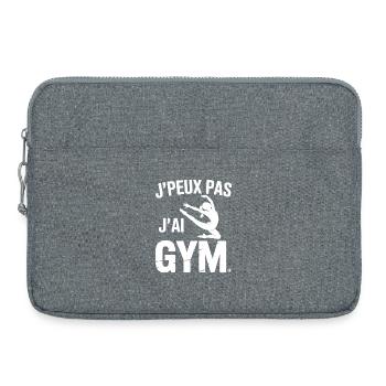 Gymnastik Geschenk Ich kann nicht Ich habe Gym - Laptoptasche 15" - Grau meliert - Vorne