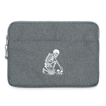 Récolte de squelettes : Panier de champignons - Sacoche pour ordinateur portable 15 pouces - gris chiné - Devant
