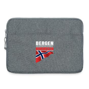 Bergen - Laptoptasche 15" - Grau meliert - Vorne