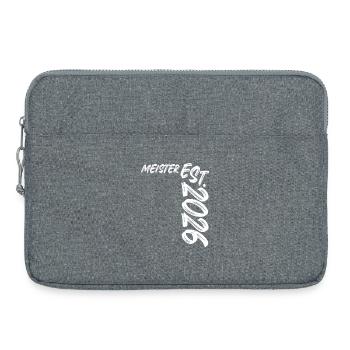 Master est. 2026 - Sacoche pour ordinateur portable 15 pouces - gris chiné - Devant