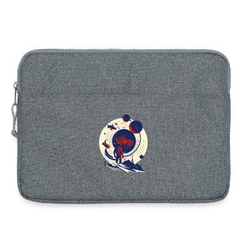 Astronaut am kosmischen Portal - Laptoptasche 15" - Grau meliert - Vorne