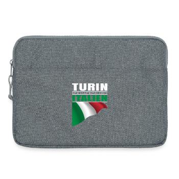 Turin - Sacoche pour ordinateur portable 15 pouces - gris chiné - Devant