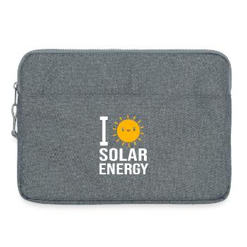 Solaire Durabilité Énergies renouvelables - Sacoche pour ordinateur portable 15 pouces - gris chiné - Devant