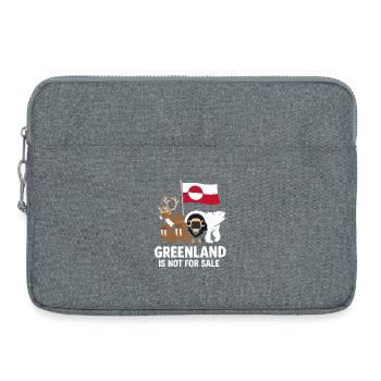 Greenland Not For Sale - Laptop bag 15" - heather grey - Front