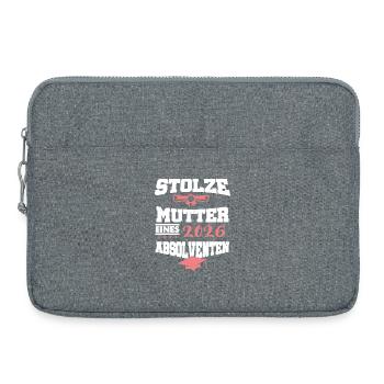 Proud Mother Graduate 2026 Bachelor Master - Laptop bag 15" - heather grey - Front
