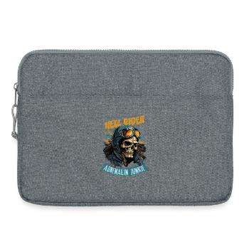 Hell Rider - Adrenaline Junkie - Laptop bag 15" - heather grey - Front